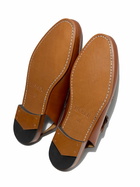 HEREU 15mm Roqueta Leather Slingback Flats