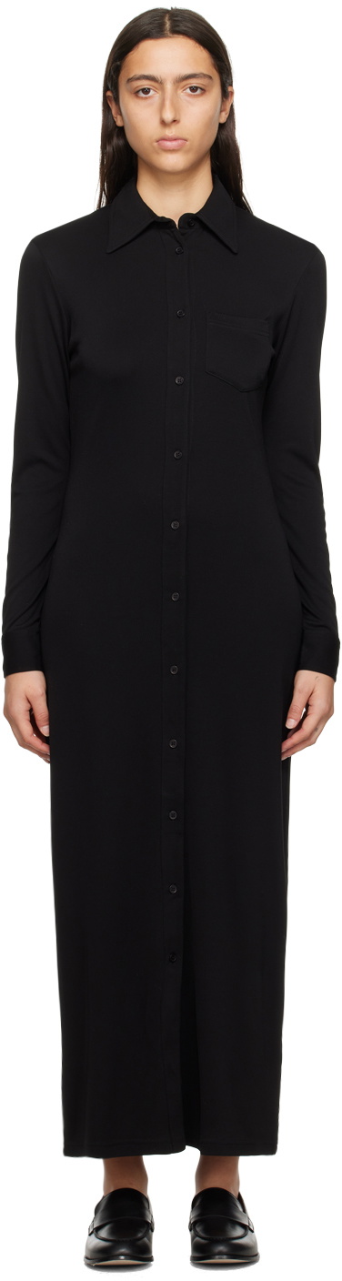 Filippa K Black Slim Maxi Dress