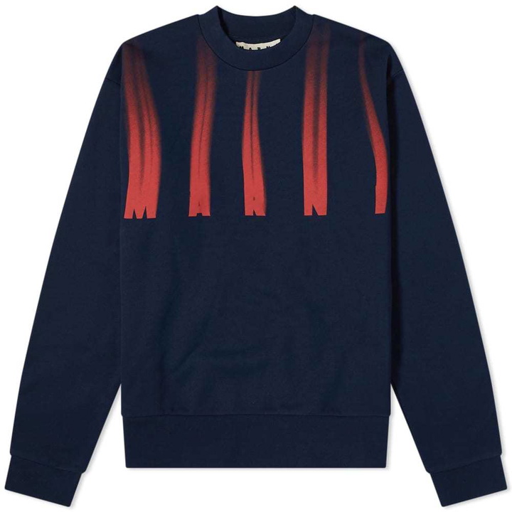 Photo: Marni Fade Logo Crew Sweat