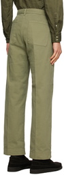 Massimo Alba Green New Regata Trousers