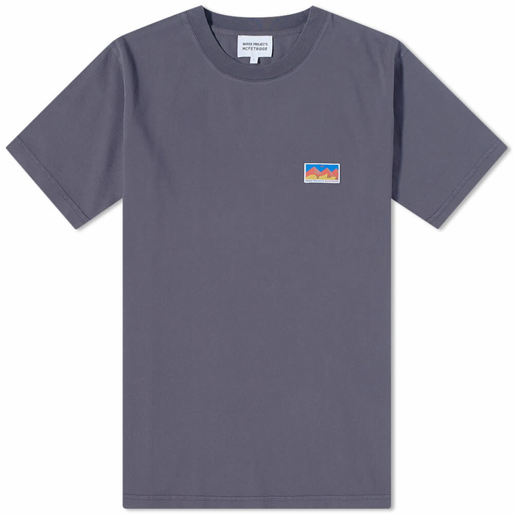 Photo: Norse Projects x Geoff McFetridge Johannes Mountains T-Shirt in Mouse Grey