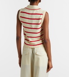 Altuzarra Elmer striped cotton-blend top