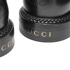 Gucci Men's Henry Brogue Chelsea Boot in Black