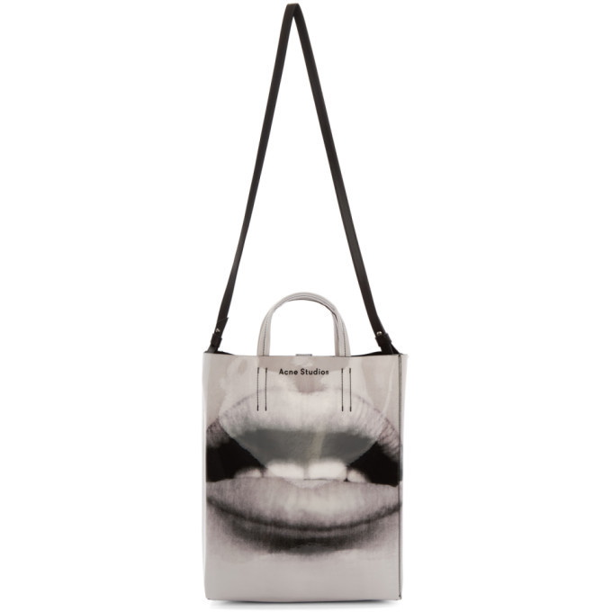 Acne Studios Black and White Baker AP Tote Acne Studios