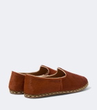 Sabah Calf hair slip-on shoes