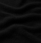 Sunspel - Mélange Cashmere and Cotton-Blend Sweater - Black