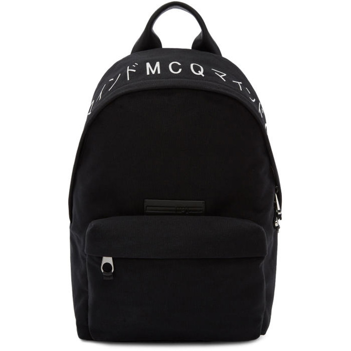 Photo: McQ Alexander McQueen Black Canvas Classic Backpack