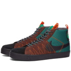 Nike SB Men's Zoom Blazer Mid PRM Sneakers in Noble Green/Black