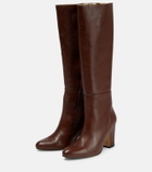 Souliers Martinez Yucatan leather knee-high boots
