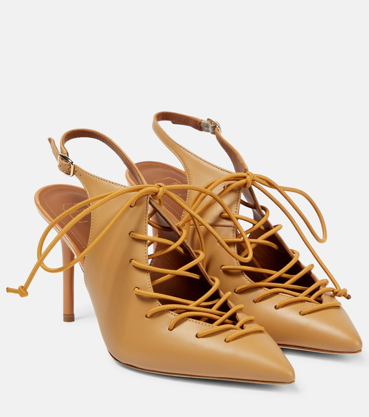 Malone Souliers Alessandra leather slingback pumps Malone