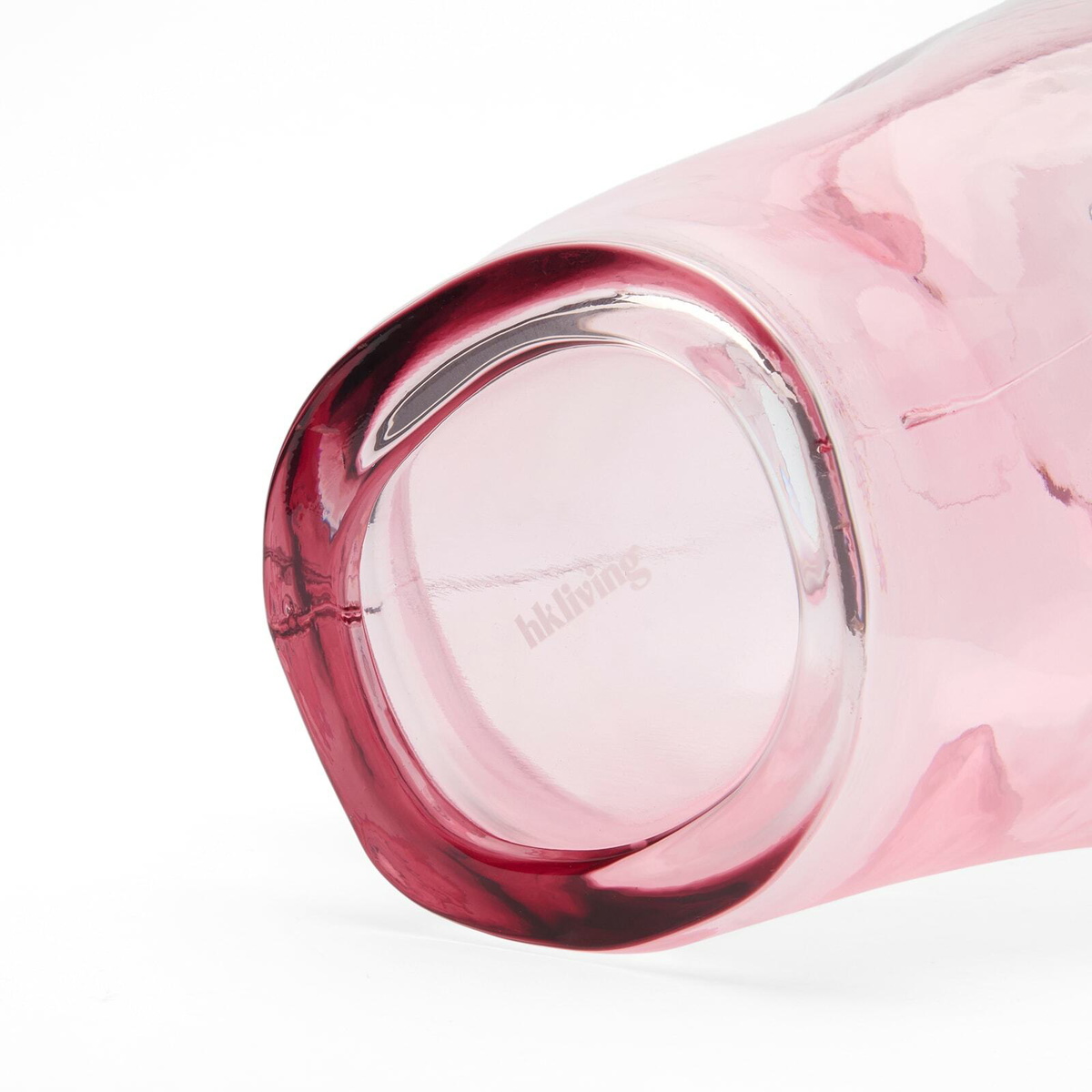 HKliving Gleam Glass Vase - High in Rose 