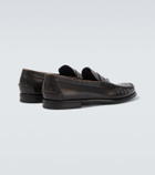 Prada Leather penny loafers