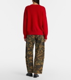Citizens of Humanity Flight camouflage twill barrel-leg pants