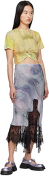 Collina Strada Purple Hiss Midi Skirt