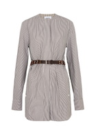 16 Arlington Edsel Striped Cotton Mini Dress Multicoloured