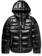 Balmain - Slim-Fit Quilted Shell Hooded Down Jacket - Black