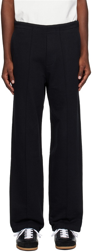 Photo: Lady White Co. Black Textured Band Trousers