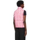 Marc Jacobs Pink Heaven by Marc Jacobs Print Puffer Vest