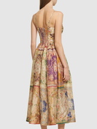 ZIMMERMANN - August Tie-front Silk Midi Dress