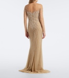Georges Hobeika Embellished tulle gown