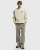 Goodies Sportive 550GMS PREMIUM HUMMUS CREWNECK PUFF PRINT Beige Mens Sweatshirt