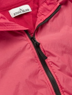 Stone Island - Logo-Appliquéd Crinkle Reps Nylon Jacket - Pink