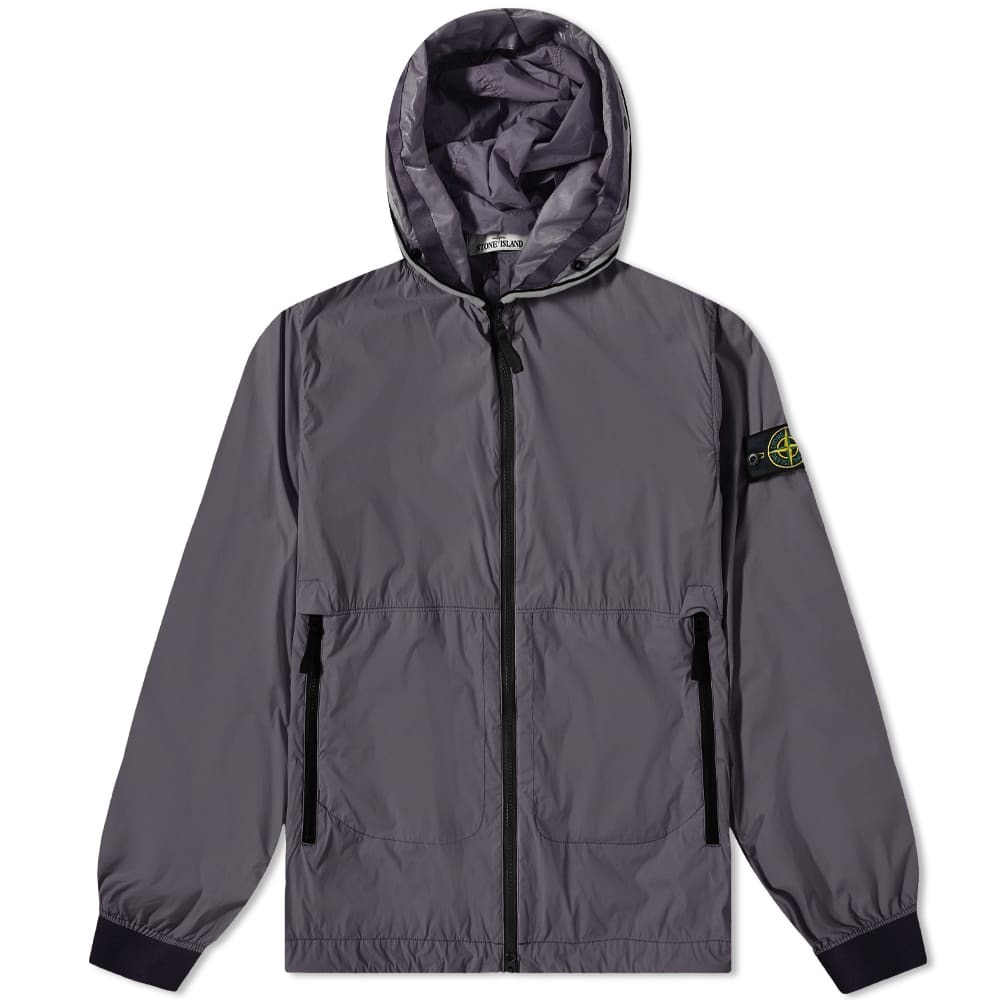 Stone Island Men's Organic Look Nylon Panama TC Jacket Desert