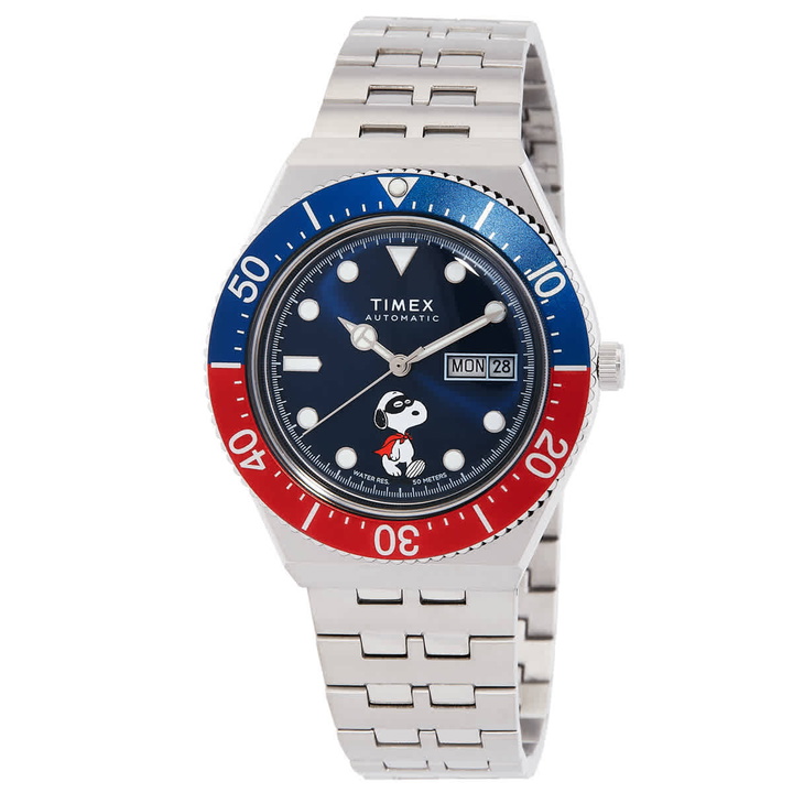 Photo: Timex M79 X Peanuts Automatic Blue Dial Mens Watch TW2W475000