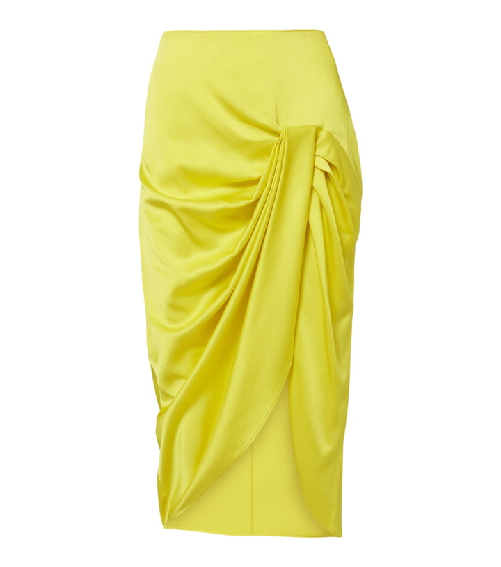 Photo: Stella McCartney Draped satin pencil skirt