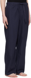 Tekla Navy Drawstring Pyjama Pants