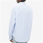 Gucci Men's Catwalk Look 86 Embroidered Shirt in Sky