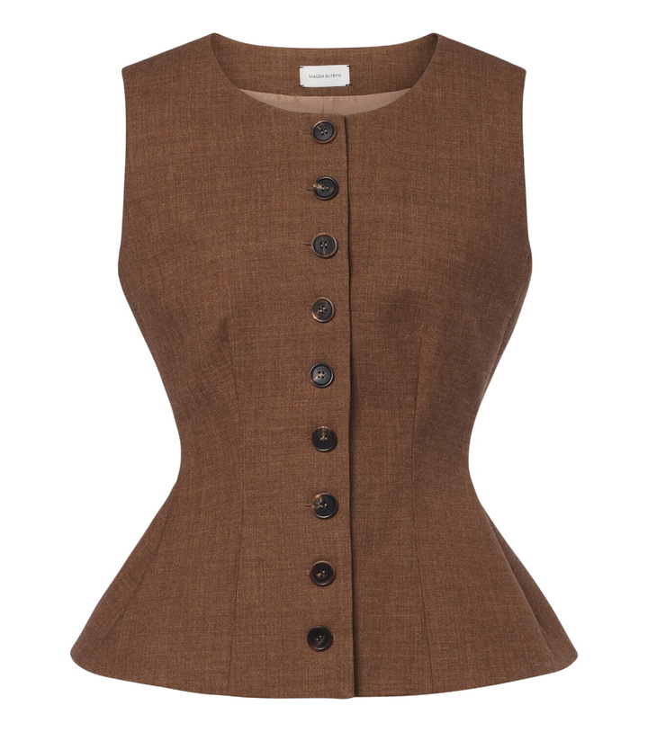 Photo: Magda Butrym Virgin wool vest