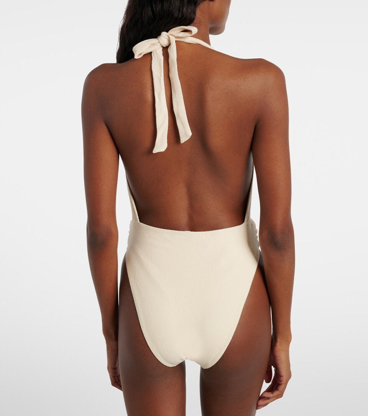 Same Rosette floral-appliqué swimsuit