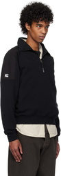 Kijun Black Half Zip-Up Sweatshirt