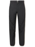 POST ARCHIVE FACTION - 4.0 Center Straight-Leg Zip-Detailed Tech-Nylon Trousers - Black