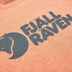 Fjällräven Men's Logo T-Shirt in Rowan Red/Melange