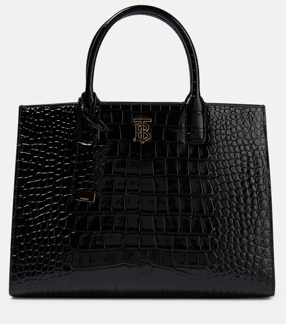 トートバッグ BURBERRY SMALL FRANCES BAG Burberry Frances Top Handle Tote Bag 8060974 5045629717491