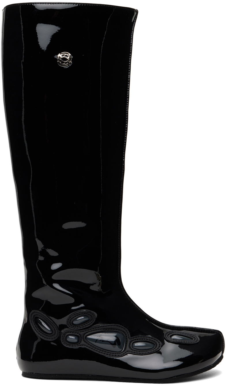 Rombaut SSENSE Exclusive Black Alien Barefoot Tall Boots