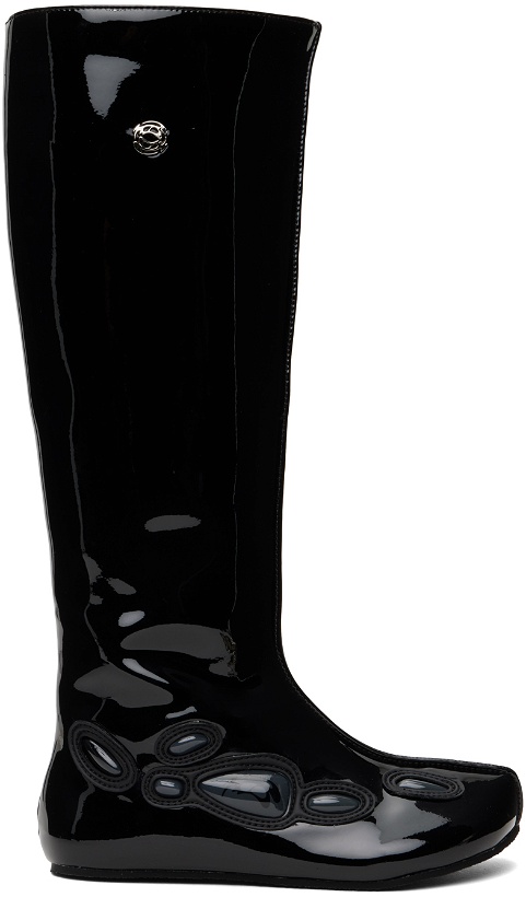Photo: Rombaut SSENSE Exclusive Black Alien Barefoot Tall Boots