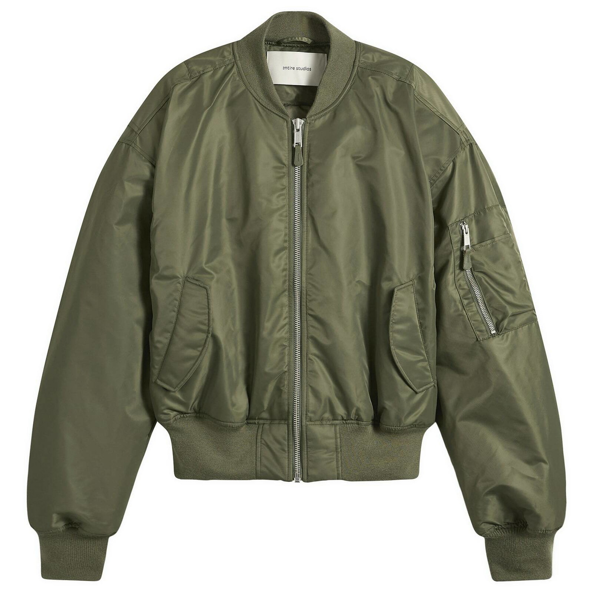 Entire Studios - A-2 Oversized Cropped Nylon-Twill Bomber Jacket