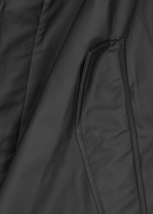 Rains Fishtail Hooded Rubberised Parka, Parka, Black, Storm Flap