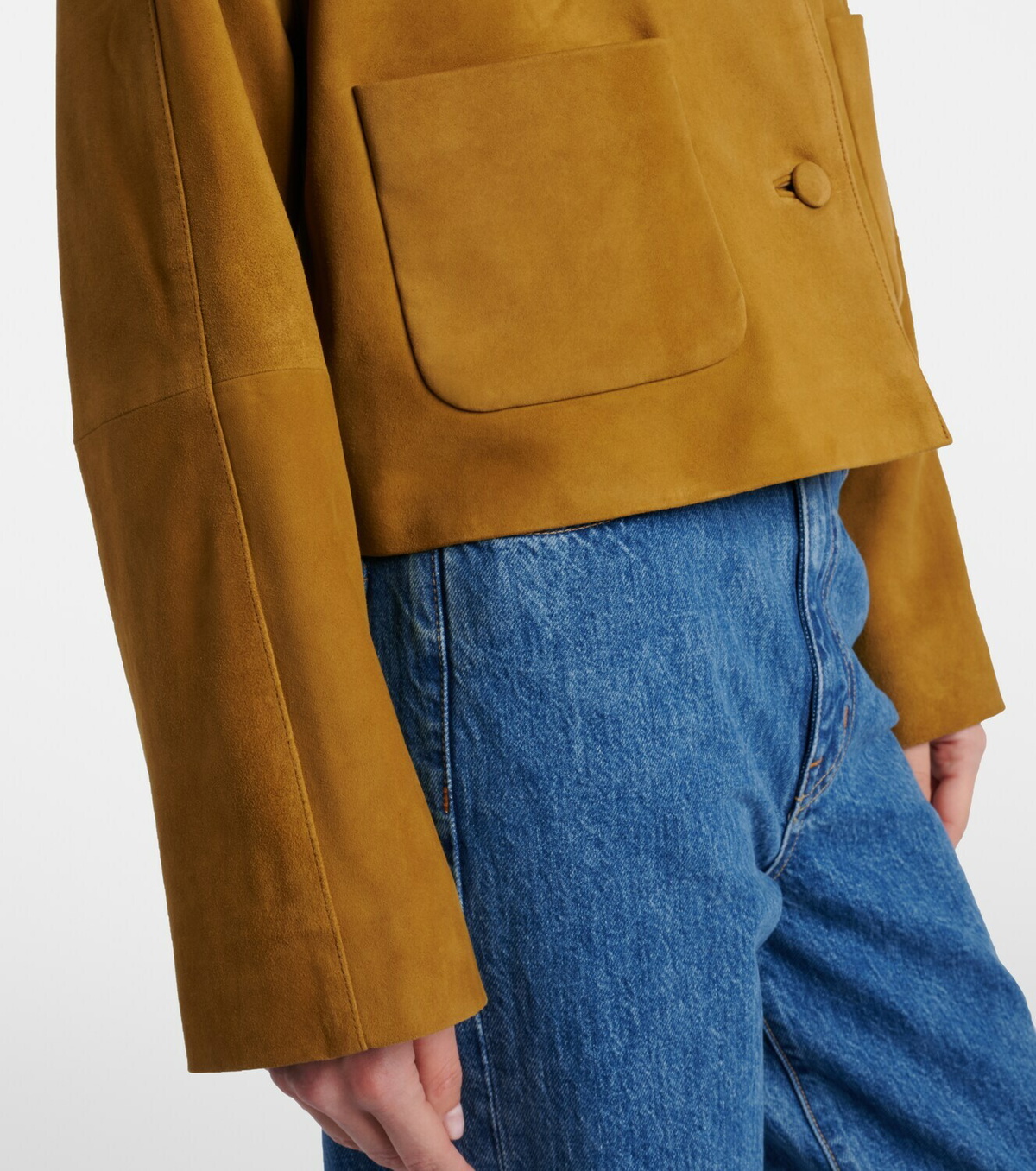 Dorothee Schumacher Soft Touch suede jacket