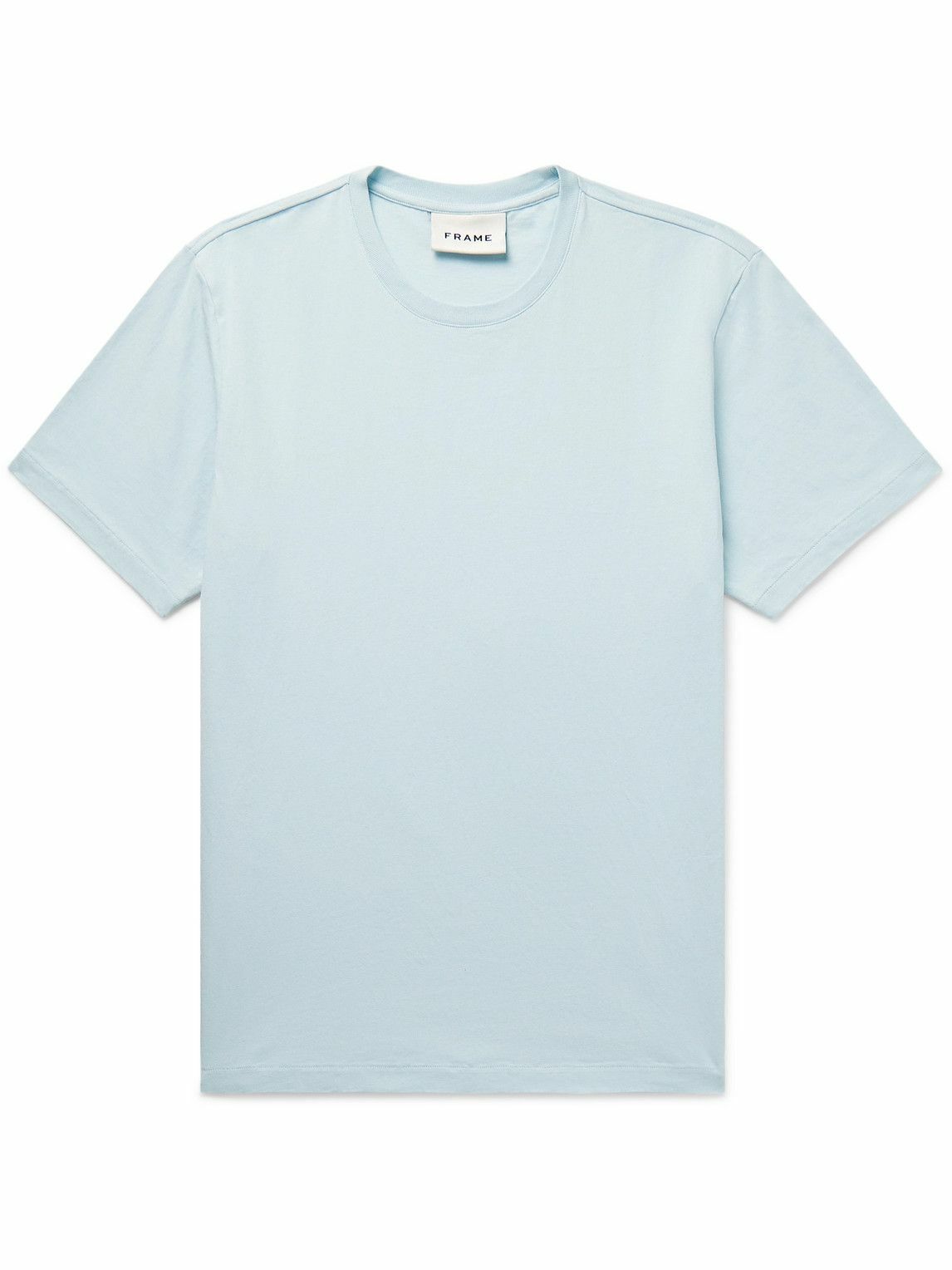 FRAME - Cotton-Jersey T-Shirt - Blue Frame Denim