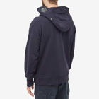 C.P. Company Men's Goggle Zip Hoody in Total Eclipse