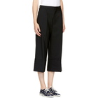 Noir Kei Ninomiya Black Cuffed Trousers