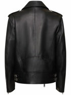 DSQUARED2 - Leather Oversized Biker Jacket