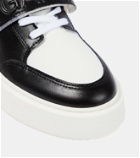 Ganni Sporty Mix faux leather sneakers