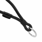 Our Legacy Men's Knot Key Holder in Black Leather