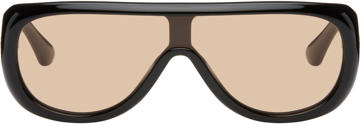 Port Tanger SSENSE Exclusive Black Sayf Sunglasses