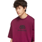 Balenciaga Pink BB Regular Fit T-Shirt